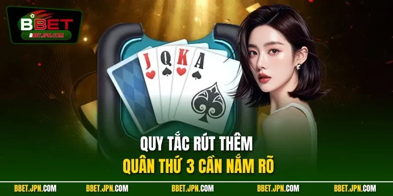 Quy tắc rút thêm quân thứ 3 cần nắm rõ